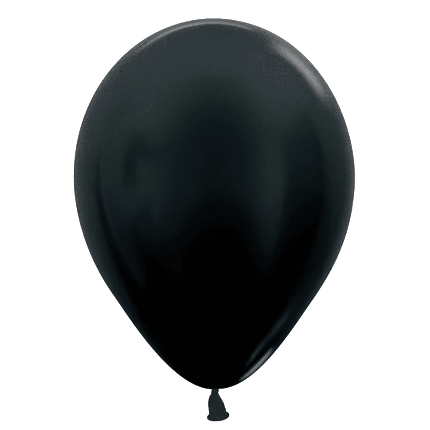 11" Metallic Black Latex Balloons
