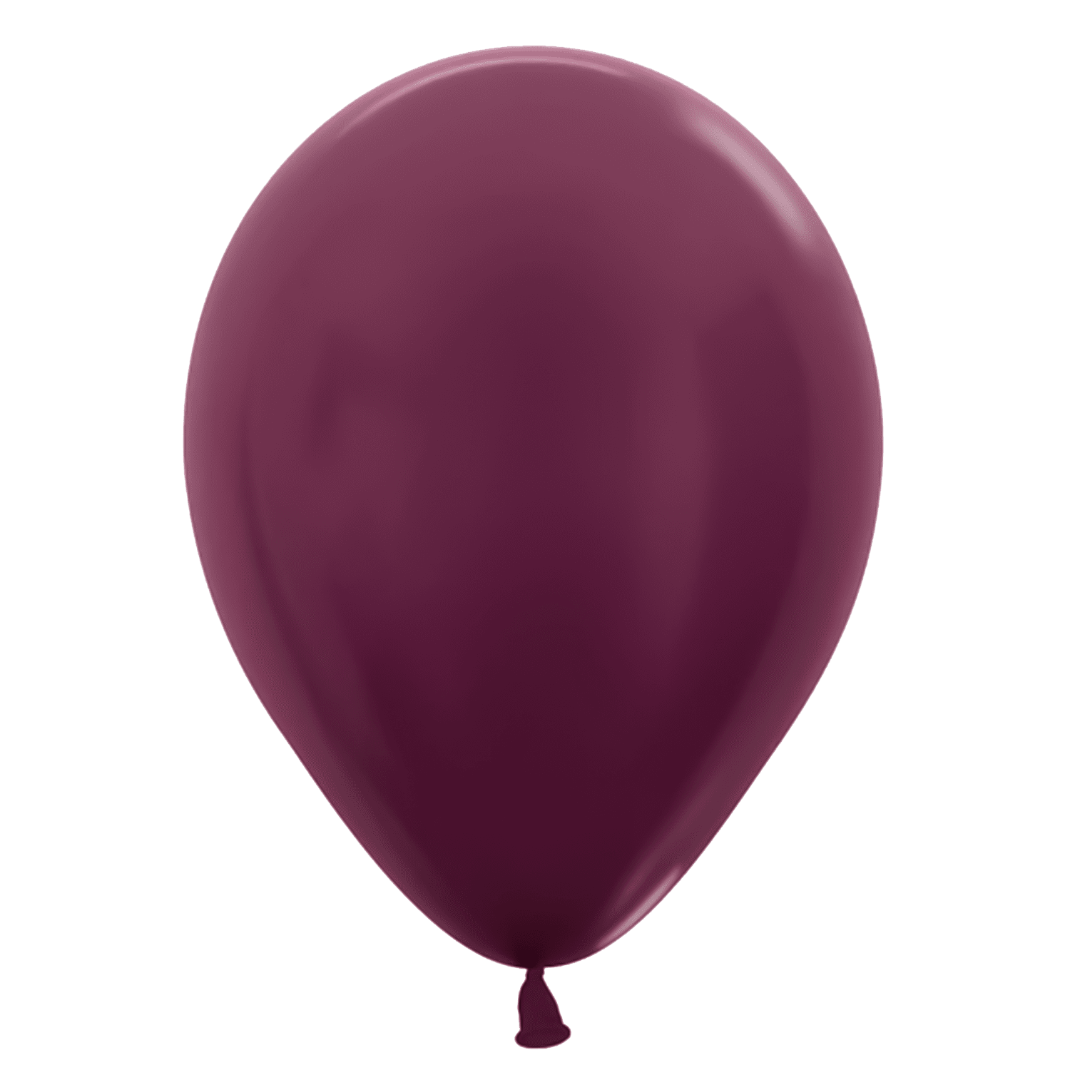 11" Metallic Burgundy Latex Balloons
