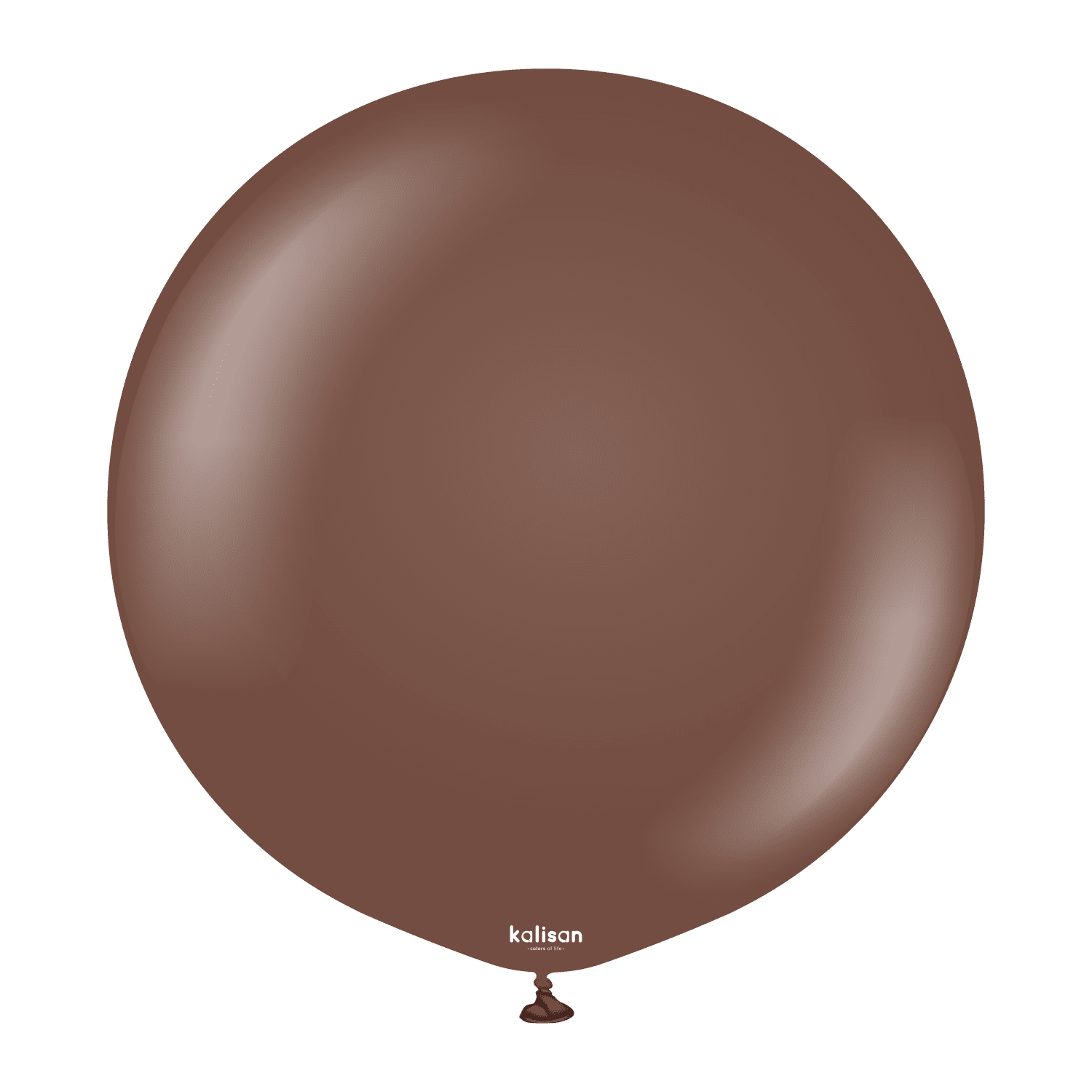 24" Standard Chocolate Brown Latex Balloons