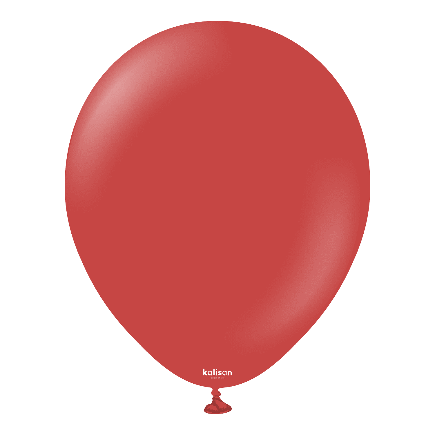 12" Standard Deep Red Latex Balloons