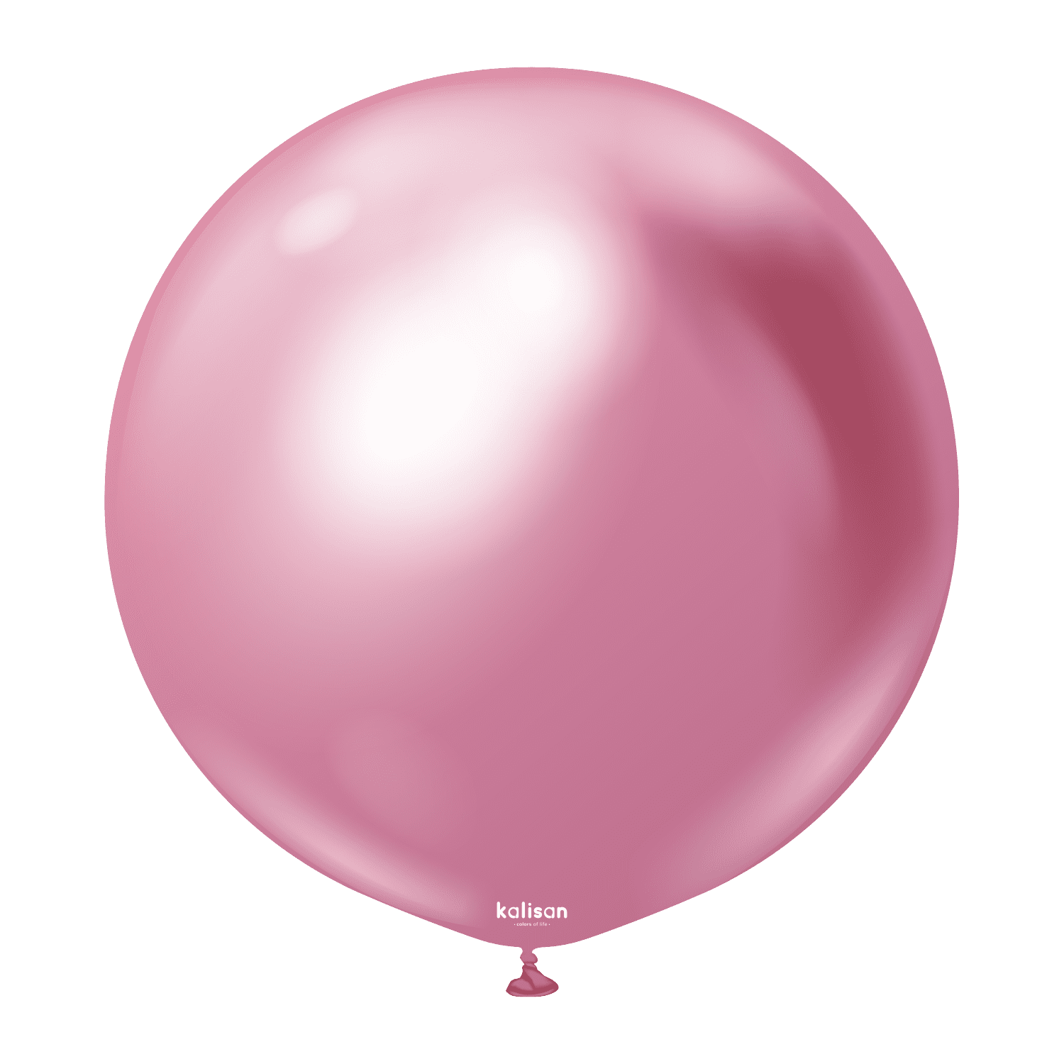 36" Mirror Pink Latex Balloons