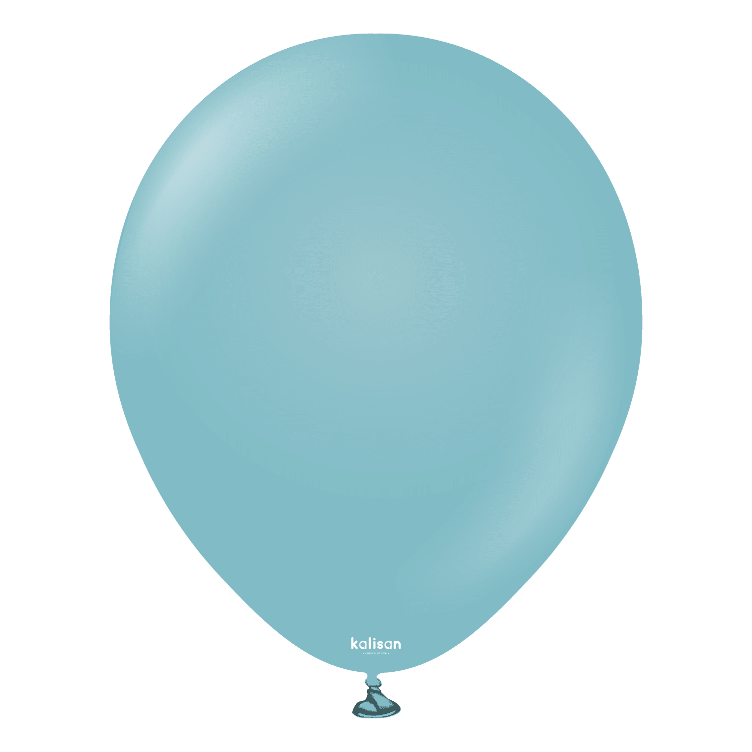12" Retro Blue Glass Latex Balloons