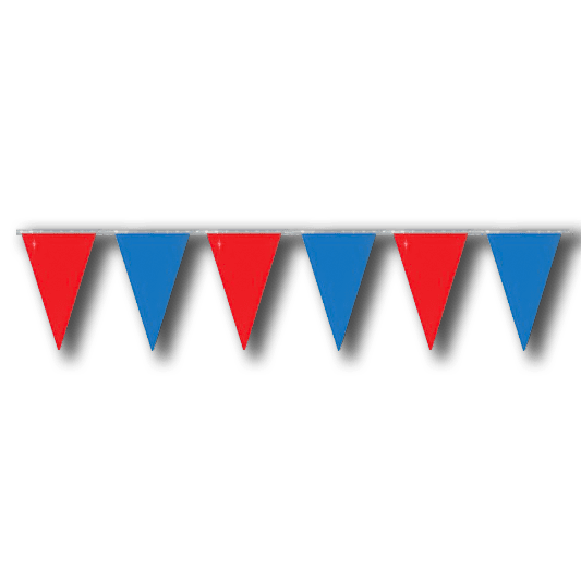 Pennant Strings 100' - Red-Blue