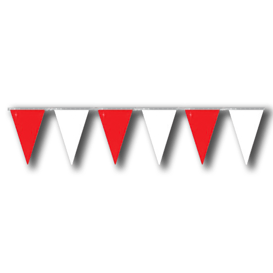 Pennant Strings 100' - Red-White
