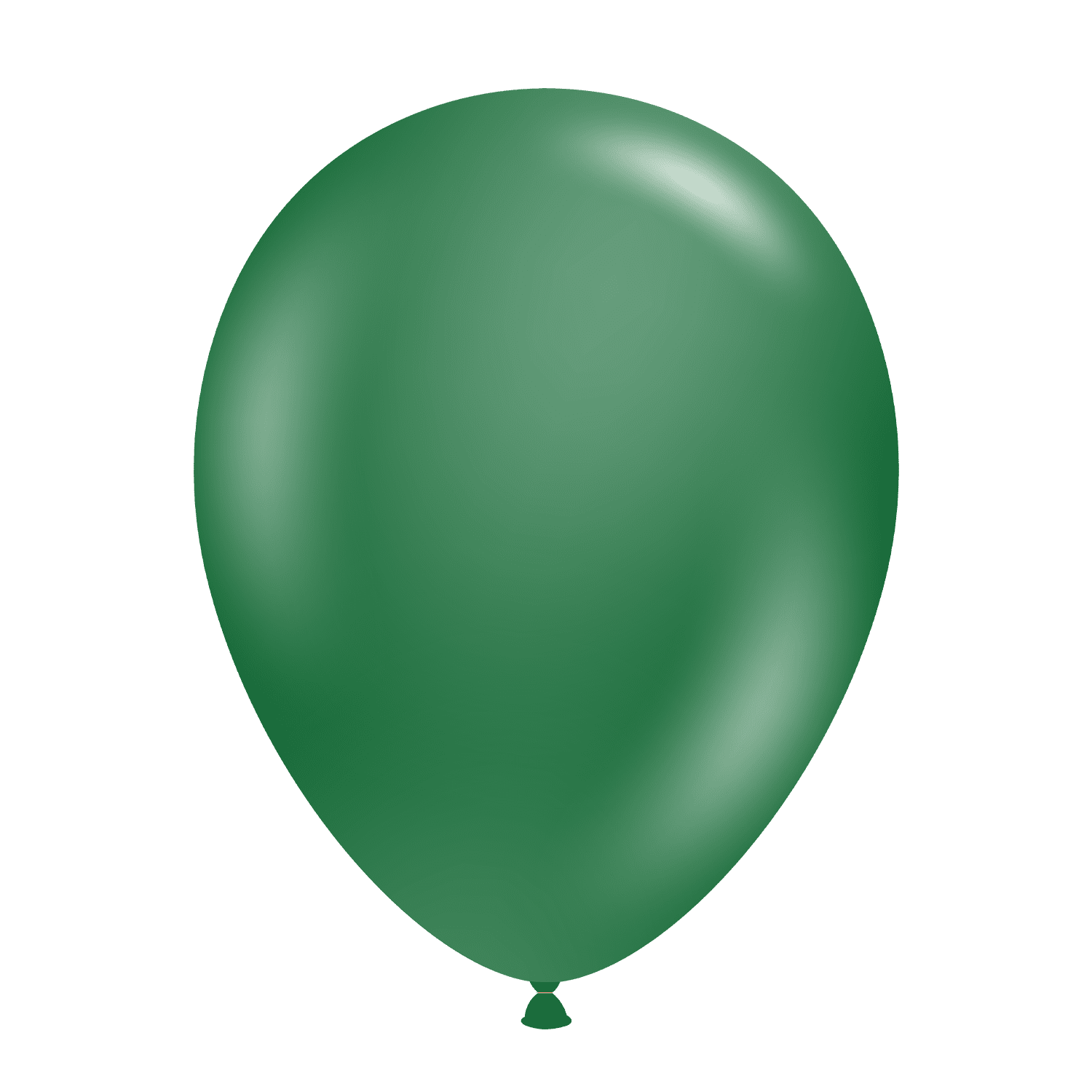 11" Metallic Forest Green Latex Balloons