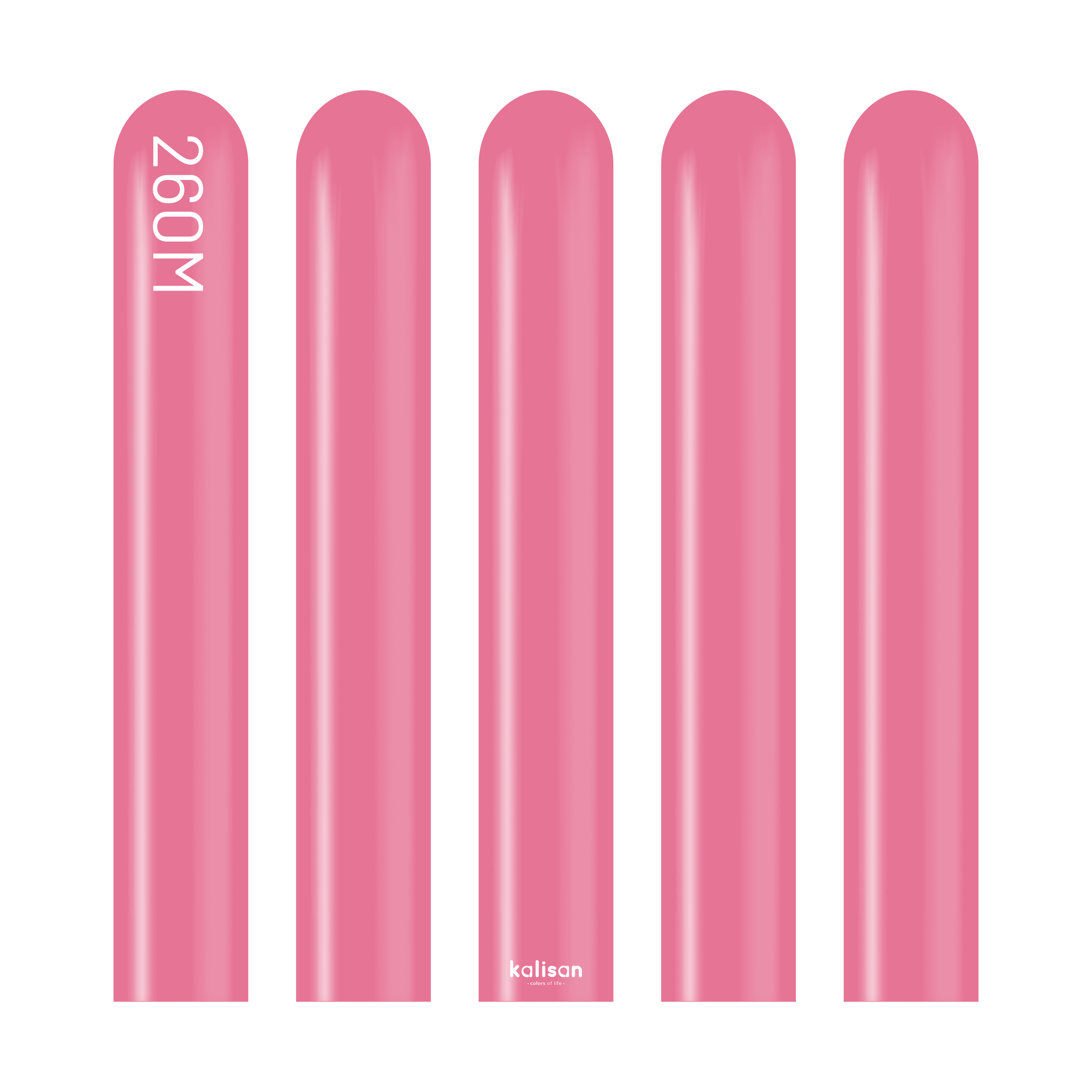 Kalisan 260M Queen Pink Latex Balloons