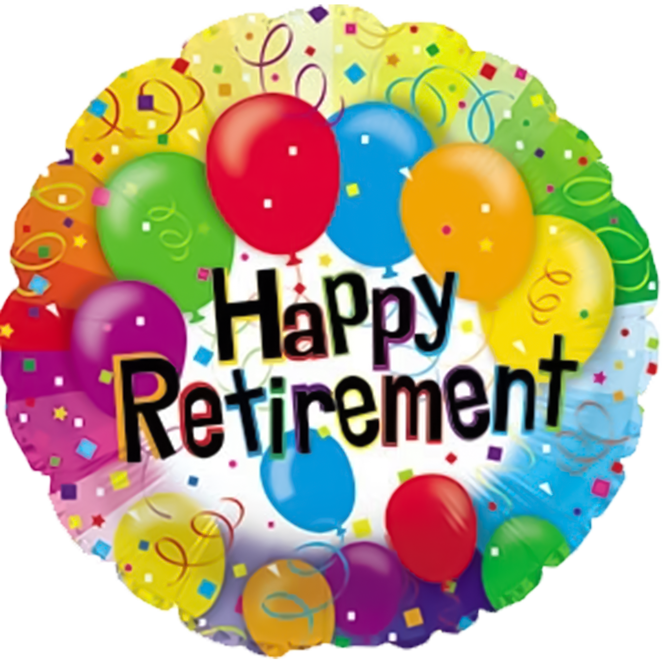 17" Happy Retirement Foil Balloon